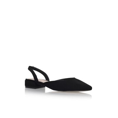 Black 'Mystic' flat sandals